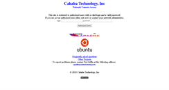 Desktop Screenshot of cahabatechnology.com